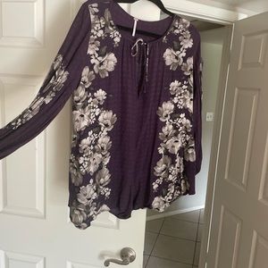Free People Long Sleeve Romper (Very Short)